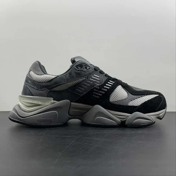 New Balance 9060 Black Castlerock Grey Sneakers